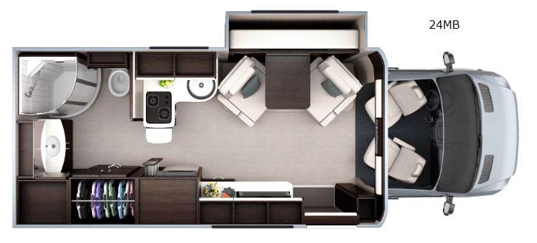 2016 Leisure Travel Vans Unity U24MB, $ 109,990