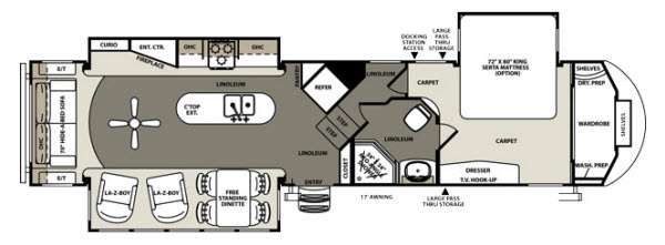 2014 Forest River Sandpiper 356RL, $ 24,995