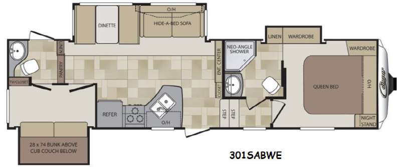 2014 Keystone Cougar 301SAB, $ 27,990