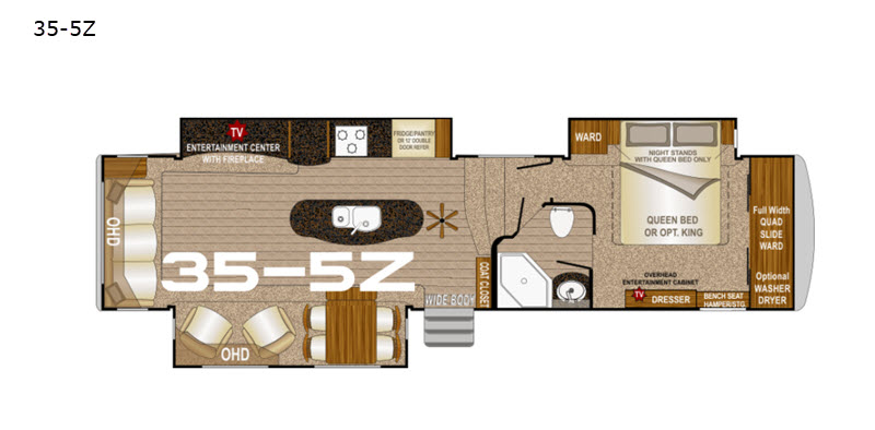 2020 Northwood Arctic Fox Grande Ronde 35-5Z, $ 49,990