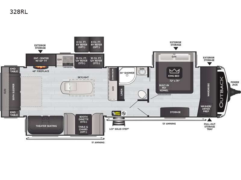 2023 Keystone Outback 328RL, $ 42,990