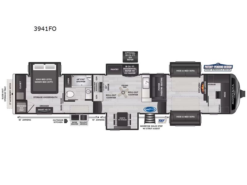 2025 Keystone Montana 3941FO, $ 99,990