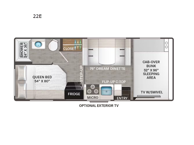 2023 Thor Motor Coach Chateau 22E, $ 69,980
