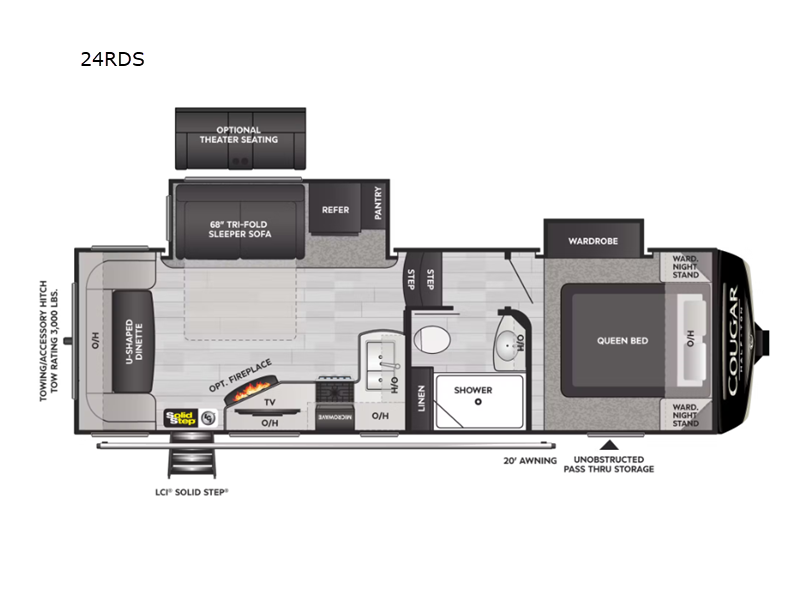 2023 Keystone Cougar Half-Ton (All Regions) 24RDS, $ 39,990