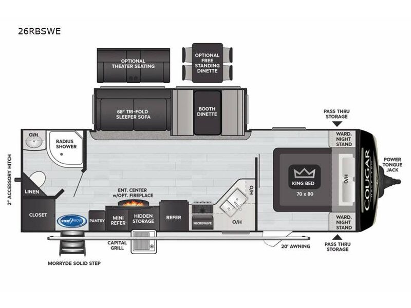 2021 Keystone Cougar Half-Ton (West) 26RBSWE, $ 29,995