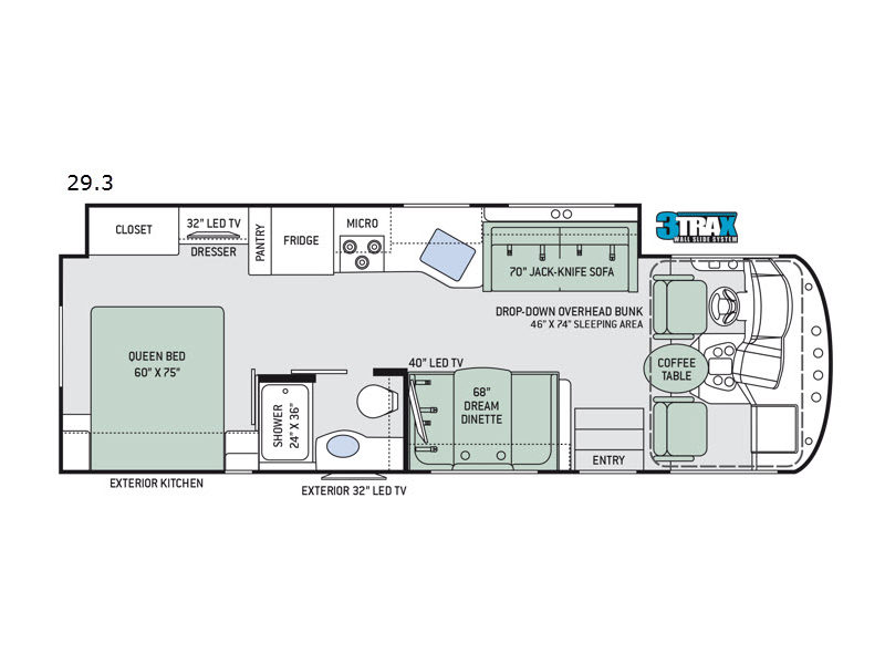 2018 Thor Motor Coach A.C.E. 29.3, $ 64,990