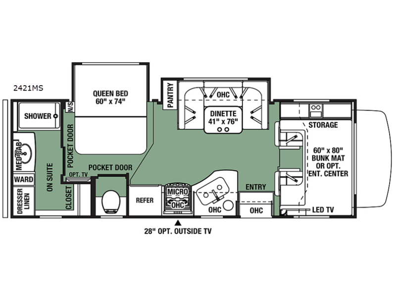 2019 Forest River Forester 2421MS, $ 59,990