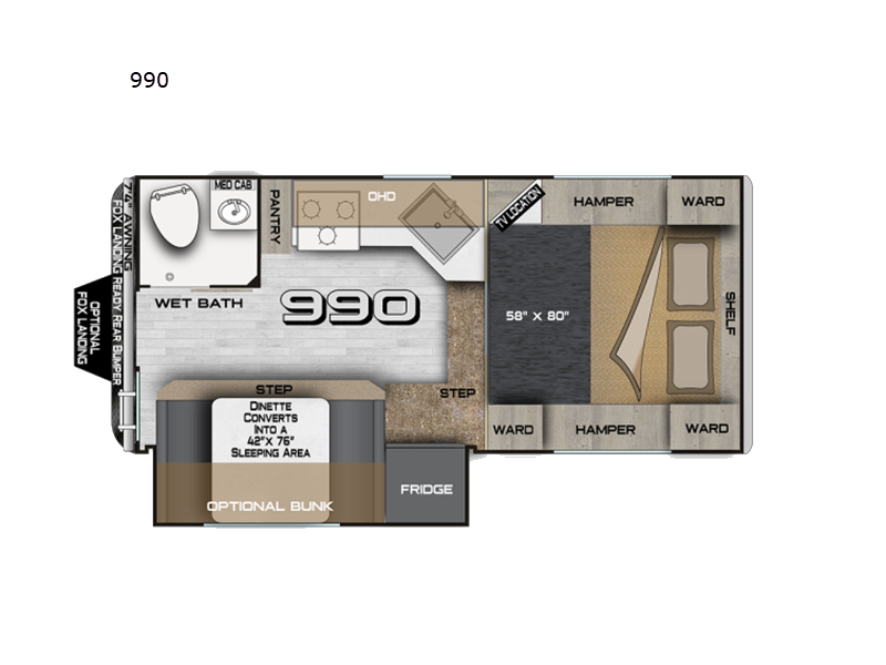 2027 Northwood Arctic Fox 990, $ 59,990