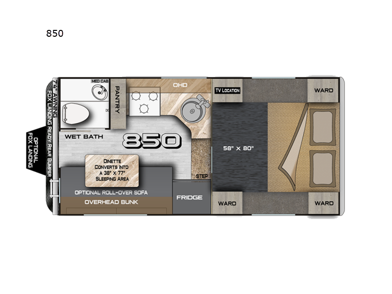 2027 Northwood Wolf Creek 850, $ 49,998