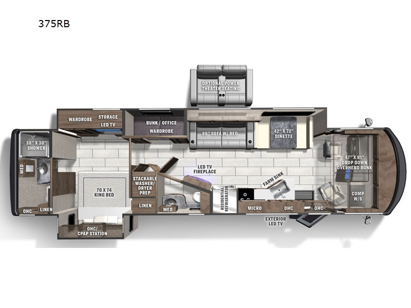 2024 Coachmen Encore 375RB, $ 399