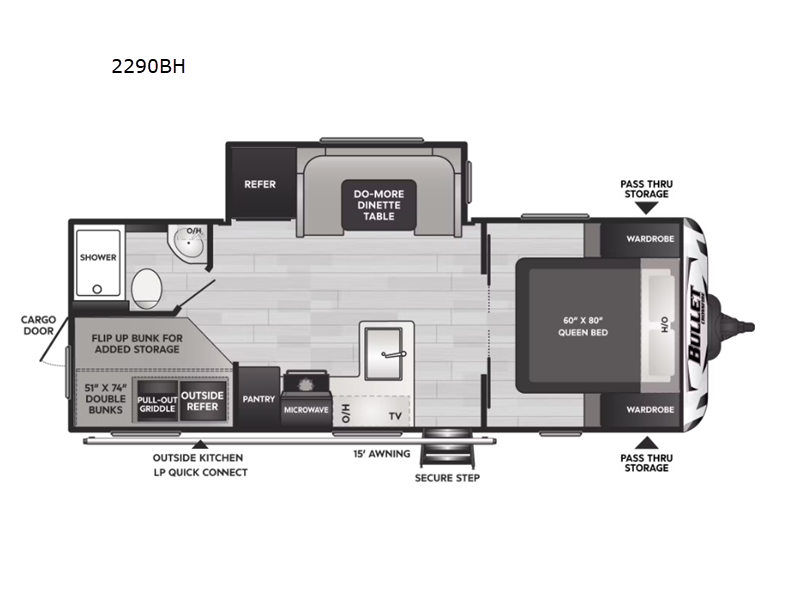 2024 Keystone Bullet Crossfire (Double Axle - East, $ 23,399