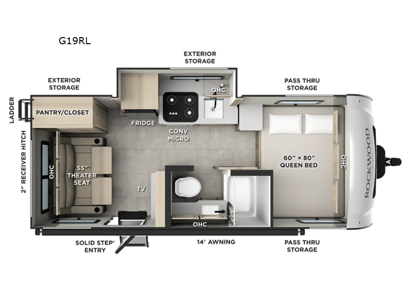 2026 Forest River Rockwood Geo Pro G19RL, $ 34,990