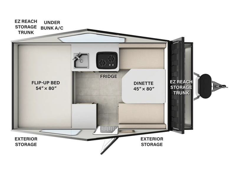 2026 Forest River Rockwood A122S, $ 22,333