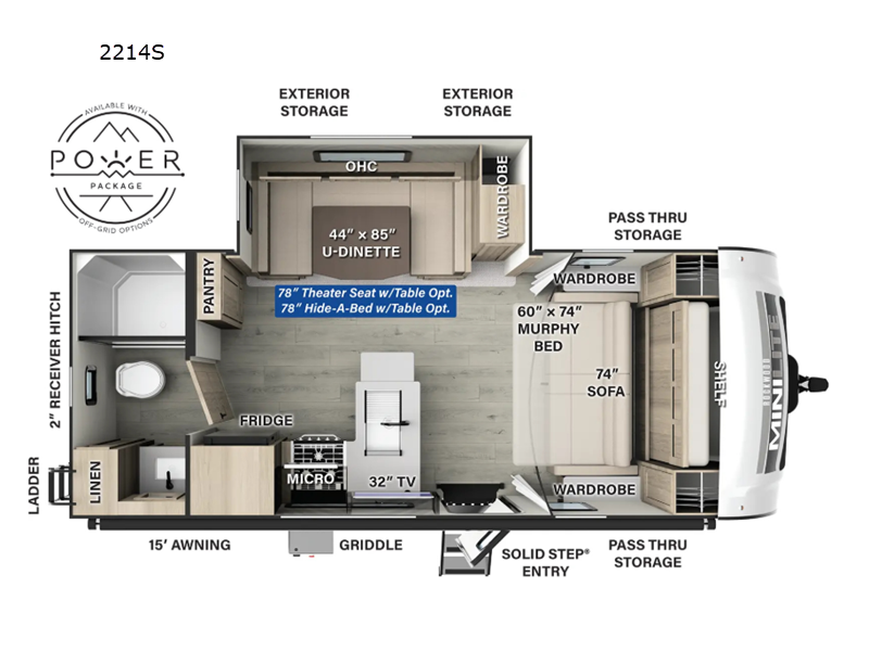 2026 Forest River Rockwood Mini Lite 2214S, $ 49,457