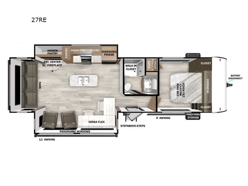2025 Forest River Wildwood 27RE, $ 49,718