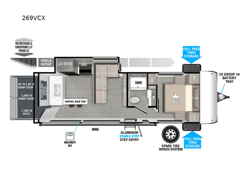 2025 Forest River Wildwood FSX 269VC, $ 57,912