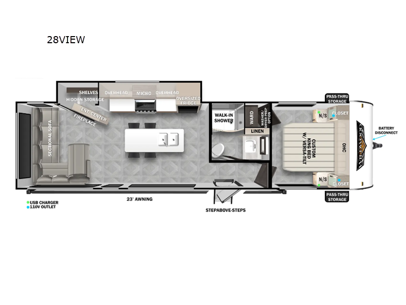 2024 Forest River Wildwood 28VIEW, $ 53,059
