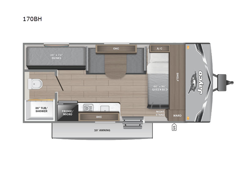 2026 Jayco Jay Flight SLX 170BH Sport Edition, $ 11,990