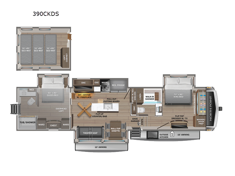 2025 Jayco North Point 390CKDS, $ 92,990