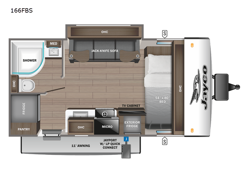 2025 Jayco Jay Feather Micro 166FBS, $ 46,636
