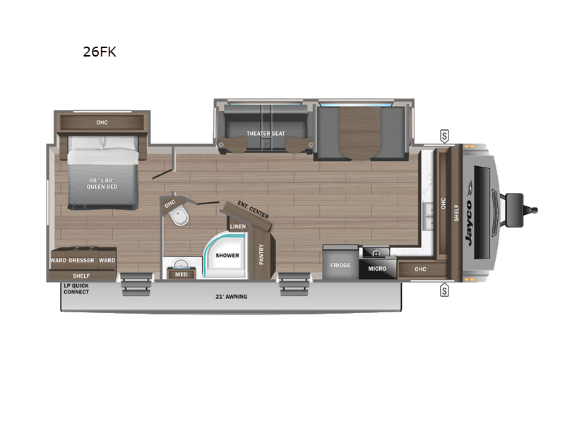 2024 Jayco White Hawk 26FK, $ 29,990