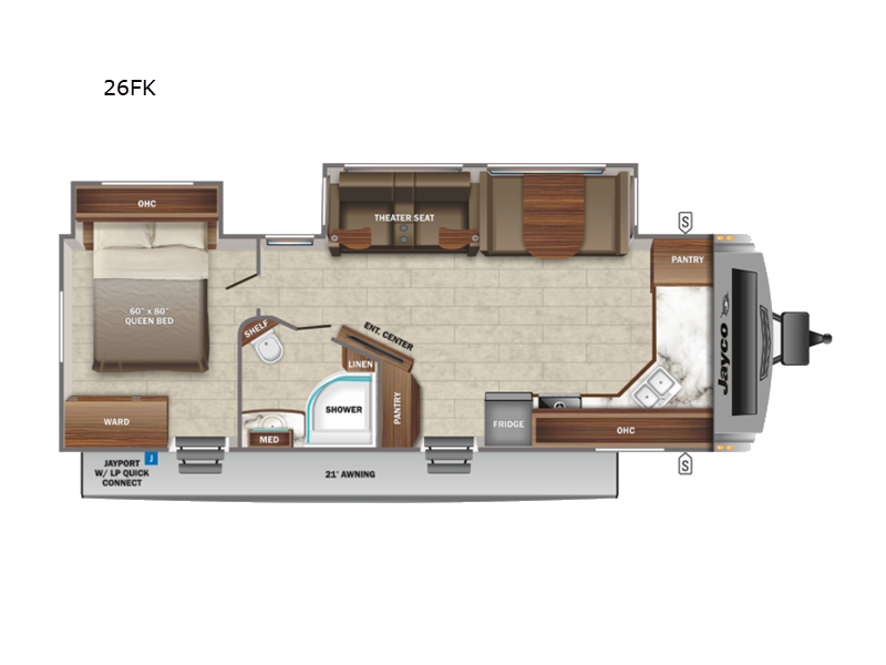 2023 Jayco White Hawk 26FK, $ 35,990