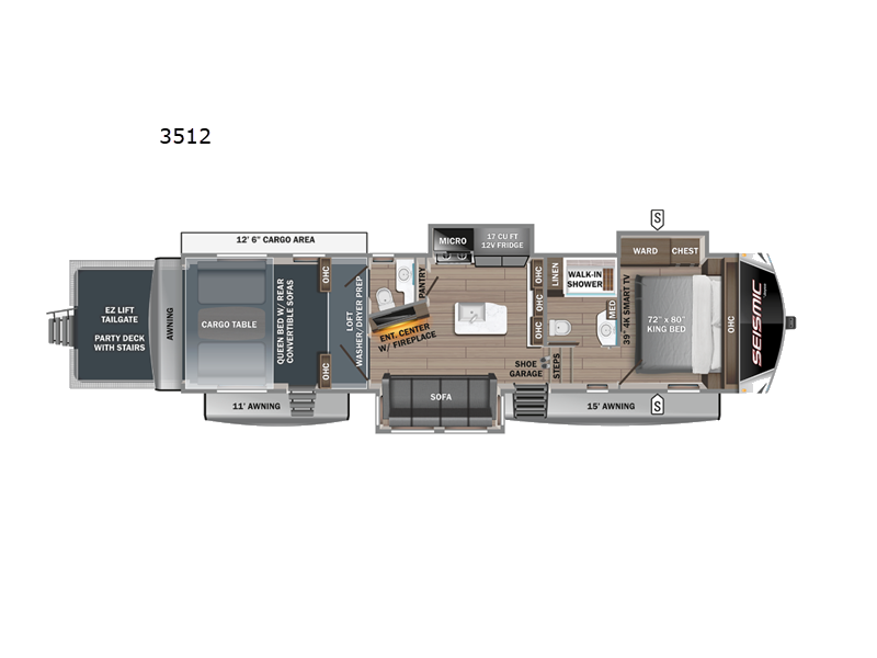 2023 Jayco Seismic Luxury Series 3512, $ 160,608