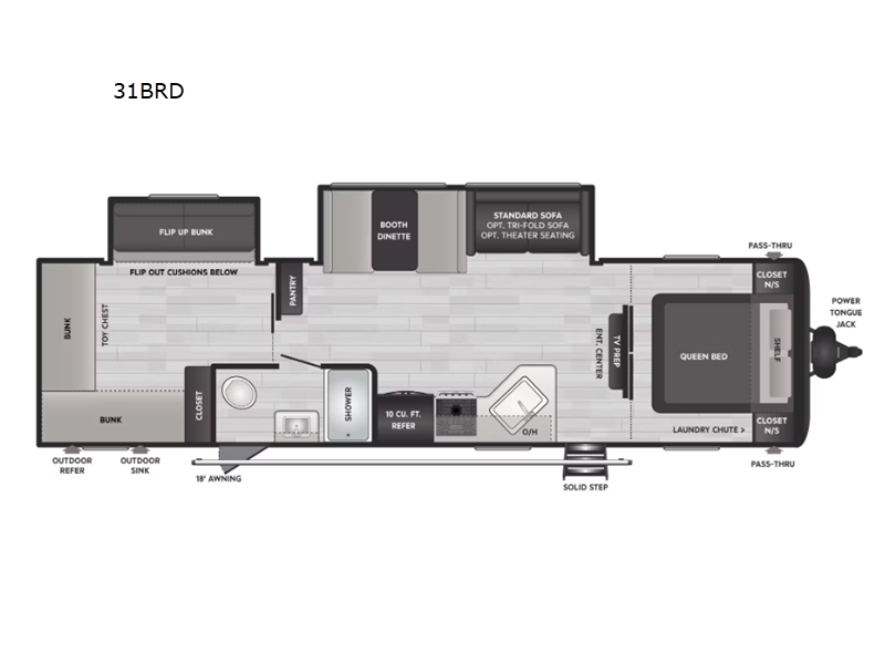 2025 Keystone Hideout (Travel Trailer - East/All) , $ 51,529
