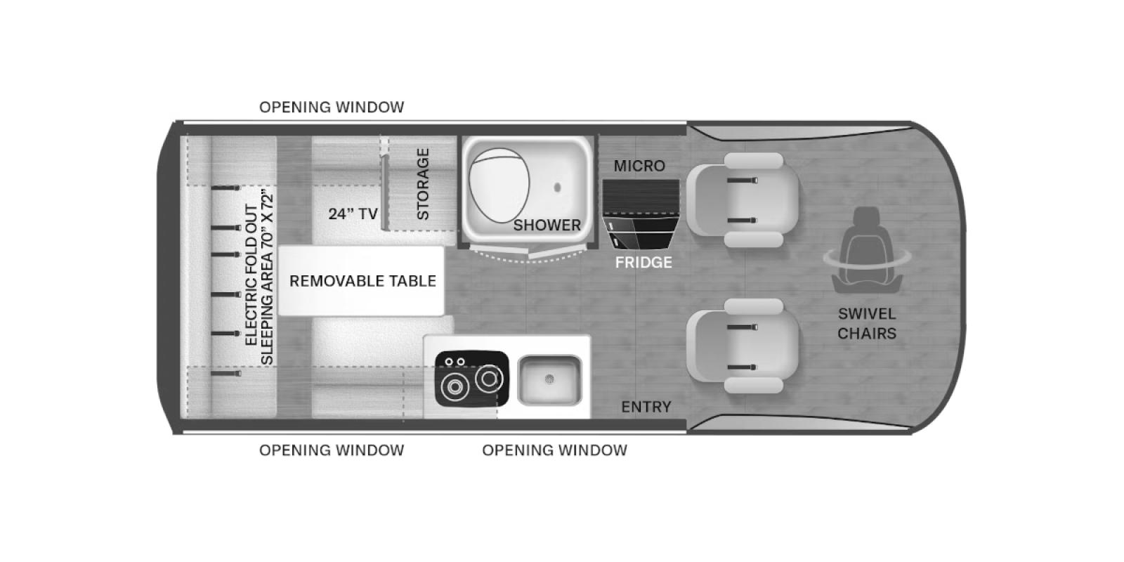 2023 Thor Motor Coach Sanctuary 19P, $ 114,900