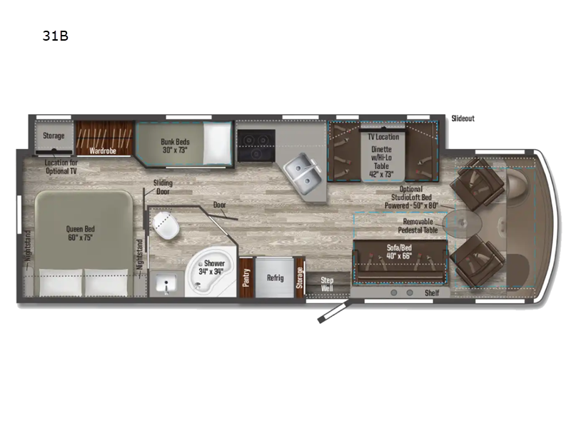 2024 Winnebago Vista 31B, $ 154,990