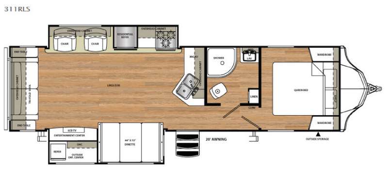 2017 Forest River Vibe 311RLS, $ 0