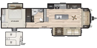 2020 Keystone Retreat 39LOFT, $ 33,299