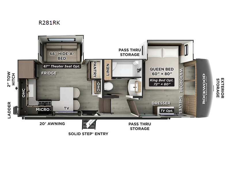 2026 Forest River Rockwood Signature Fifth Wheel R, $ 0