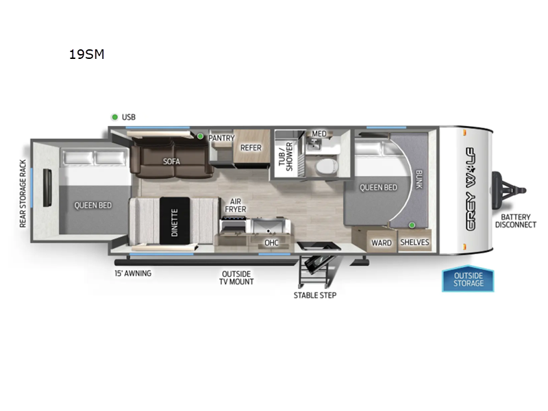 2026 Forest River Cherokee Grey Wolf Travel Traile, $ 0