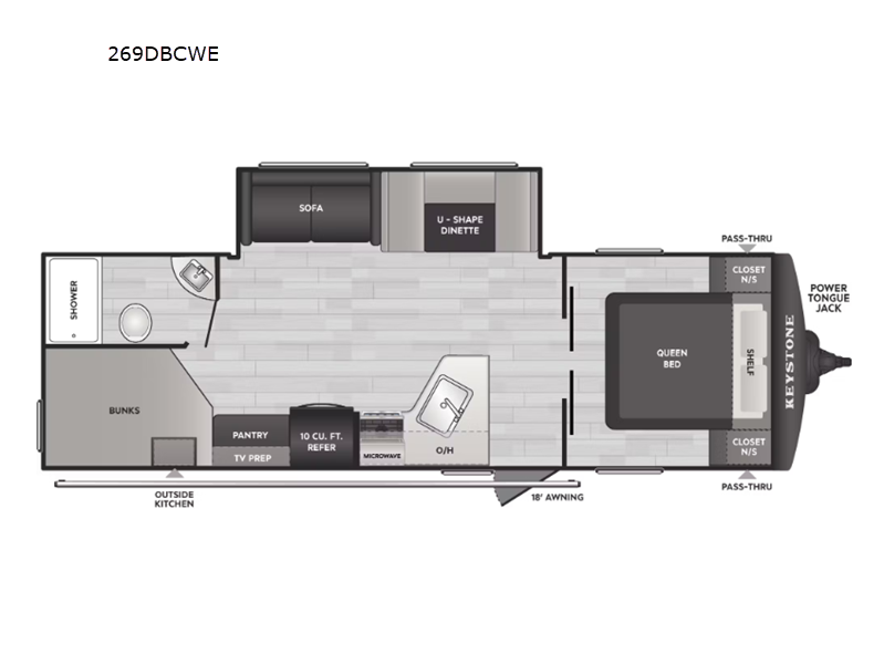 2026 Keystone Springdale Classic Double 269DBCWE, $ 35,990