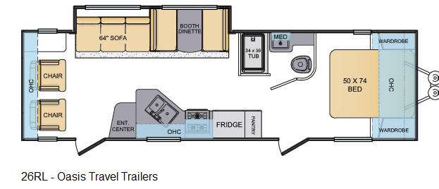 2014 Shasta Oasis 26RL, $ 0