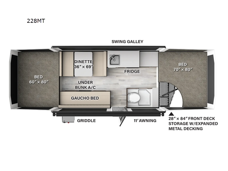 2025 Forest River Flagstaff MAC 228MT, $ 22,314