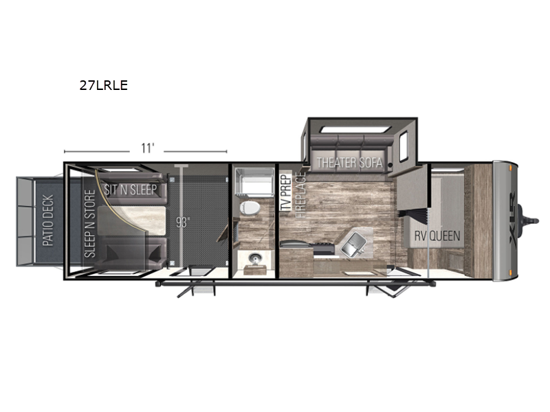 2022 Forest River XLR Micro Boost 27LRLE, $ 0