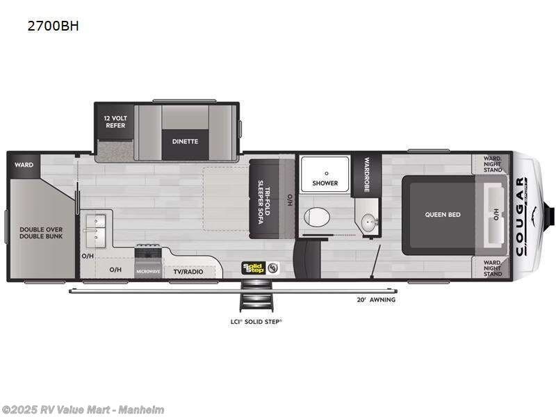 2024 Keystone Cougar Sport 2700BH, $ 32,500