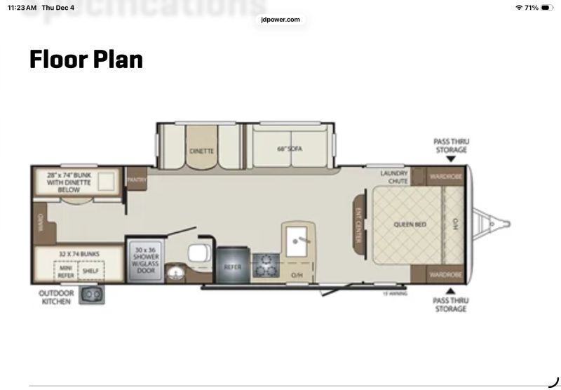 2020 Keystone Bullet, $ 19,900