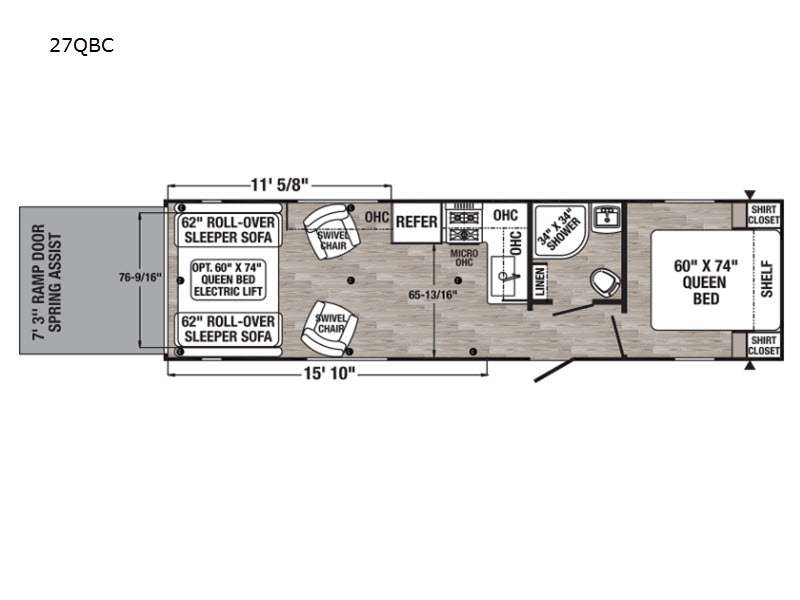 2021 Palomino Puma XLE Lite 27QBC, $ 0