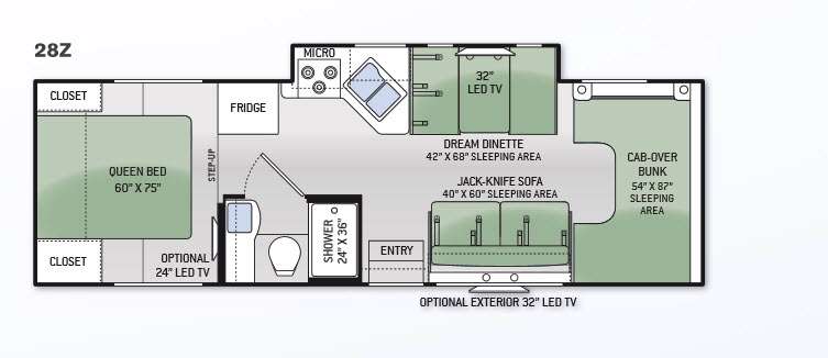 2015 Thor Motor Coach Chateau 28Z, $ 0
