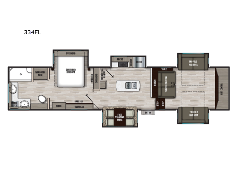 2022 Coachmen Chaparral 334FL, $ 104,112